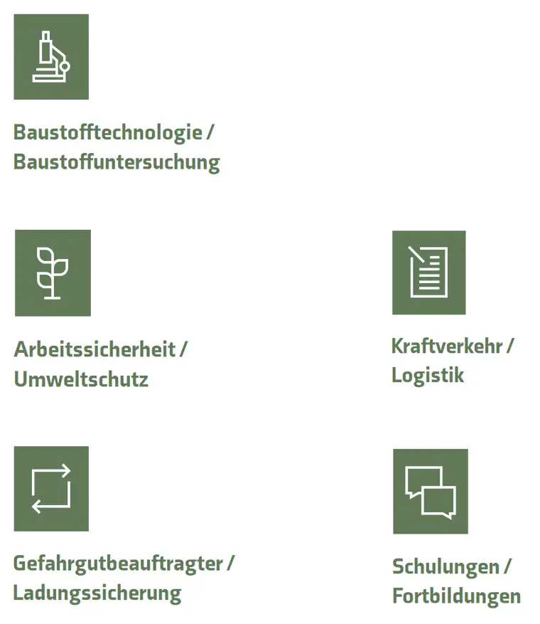 icons des Bau-Tec Leistungsspektrums